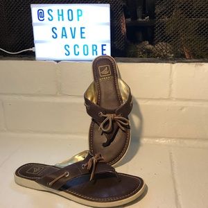 Sperry Topsiders Sandals bow tie size 7